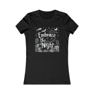 Embrace the Night - Women's Black Tee